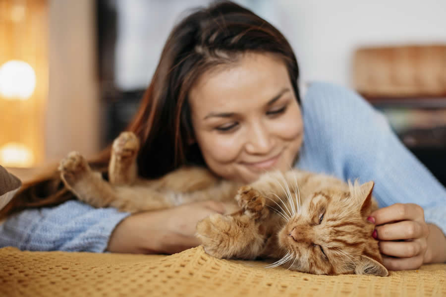gatos ronroneo