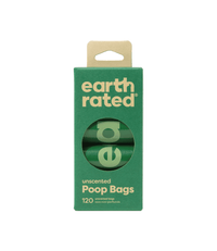 Bolsas para excrementos de Perro 120 unidades Sin Perfume