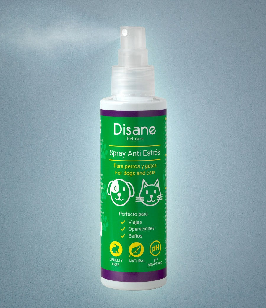 Spray antiestres natural para perros y gatos