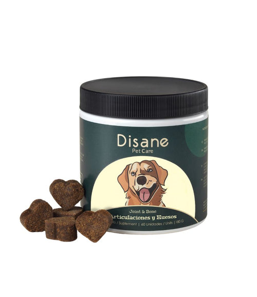 Huesos y Articulaciones para Perros - Suplemento Natural de 60 Unidades | Disane Pet Care