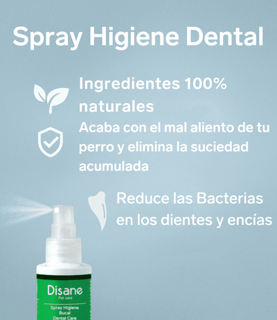 Mal aliento perro | Spray higiene dental