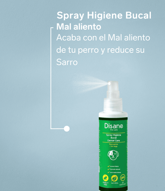 Mal aliento perro | Spray higiene dental
