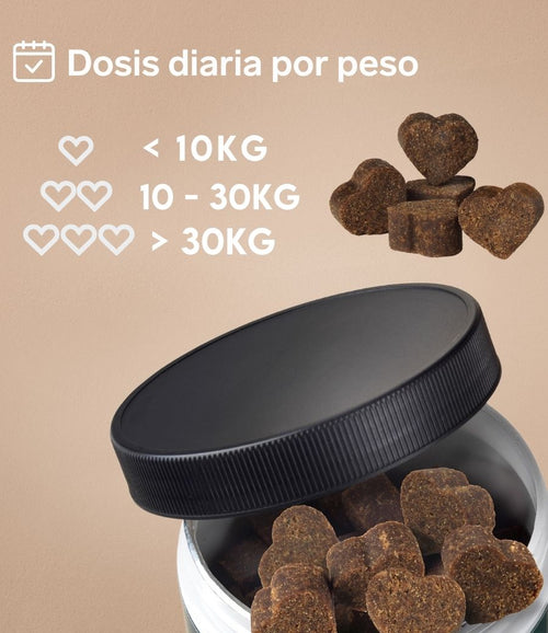 Calmante Natural para Perros - Suplemento Antiestrés de 60 Unidades | Disane Pet Care