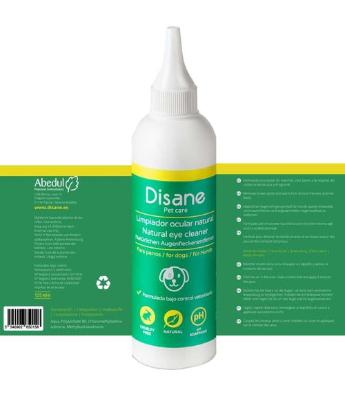 Limpiador de ojos natural para perros