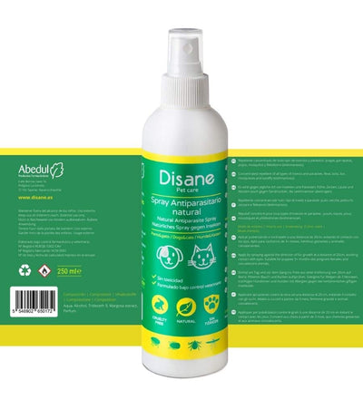 Spray repelente natural de insectos para perros y gatos - Disane pet care