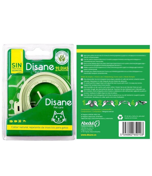 Collar antiparasitario para gatos