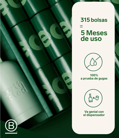 Bolsas para excrementos de Perro con Perfume earth rated 315 - Disane pet care