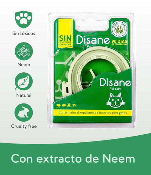 Collar antiparasitario para gatos