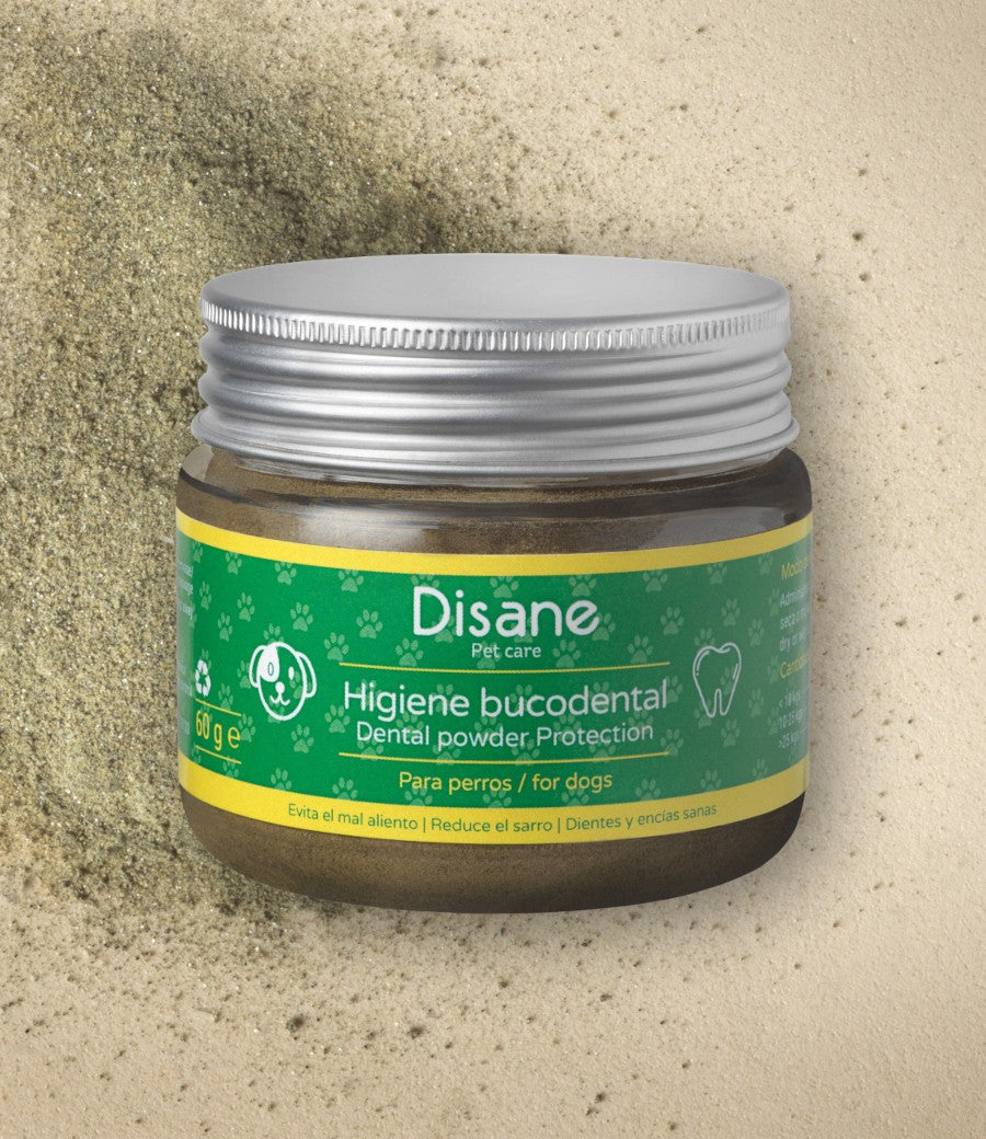Polvo para el cuidado bucodental de tu perro