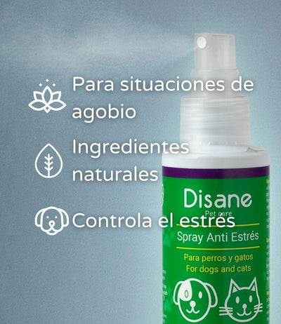 Spray anti estrés natural para perros y gatos - Disane pet care